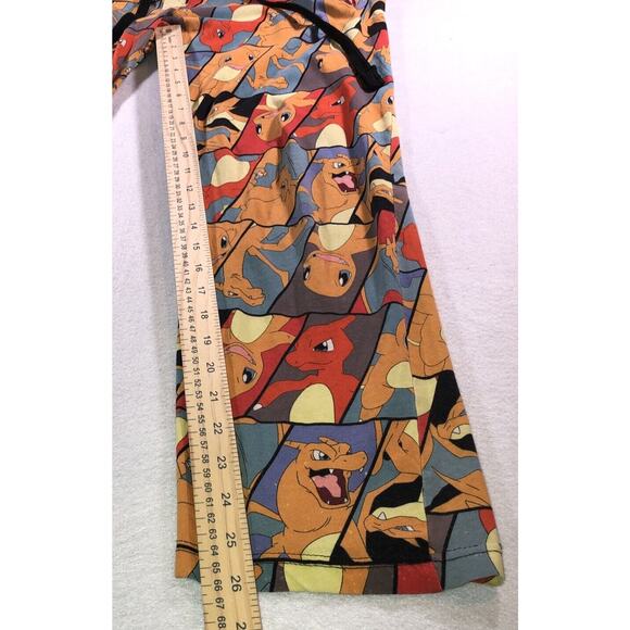 Pokemon Charmander Charmeleon Charizard Evolution PJ Lounge Pants Mens Sz XS - Picture 6 of 8